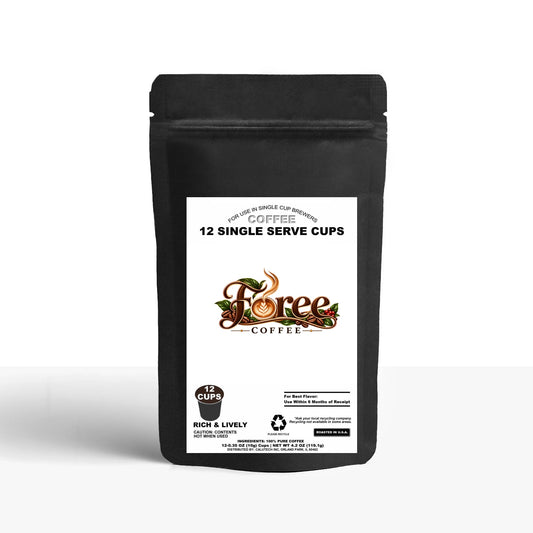 12 Pack Single Serve Coffee Capsules